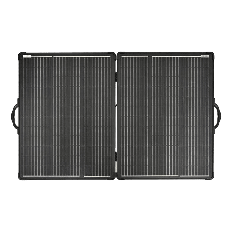 Folding solar panel for camper