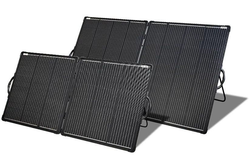 foldable suitcase solar panels