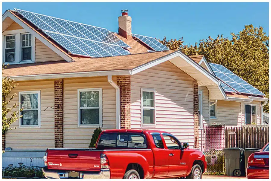 residential roof rigid solar panels