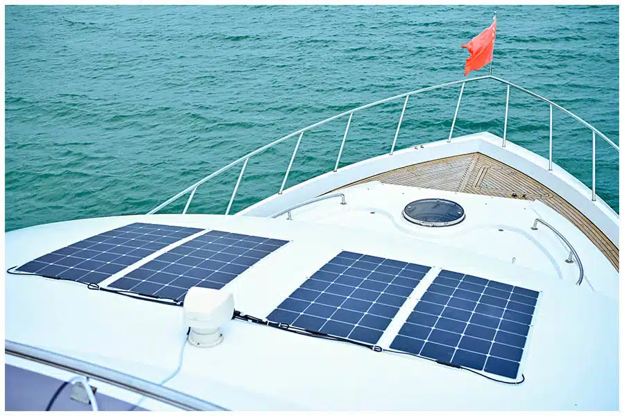 TF series flexible solar panel for yachts