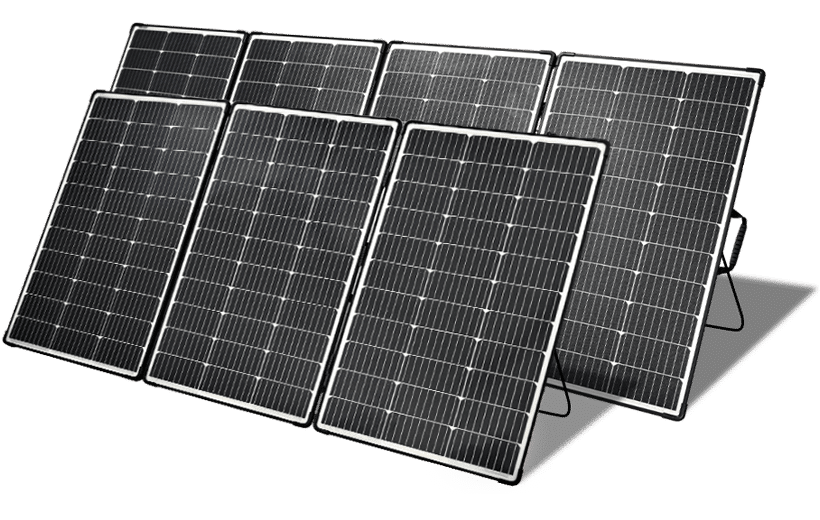 Mono portable solar panel for power station