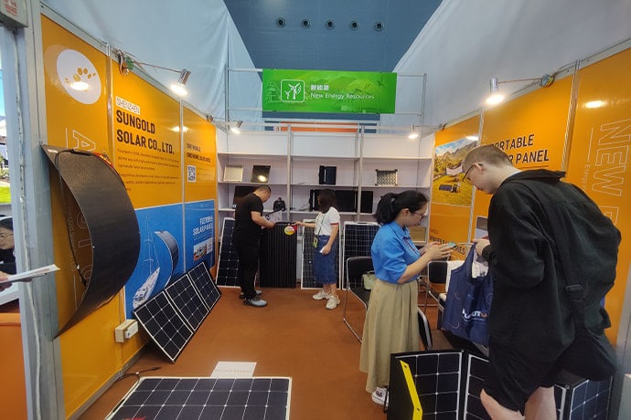 Sungold Solar’s Innovative Solar Solutions Shine at 133rd Canton Fair