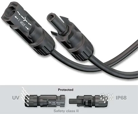 MC4 Extension Cable for Solar Panel (12AWG) Custom Lengths