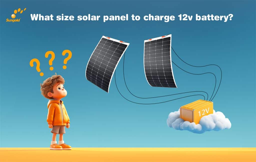 What Size Solar Panel To Charge 12V Battery