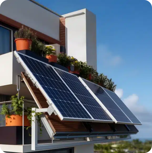balcony power station work 450 watt solar panel