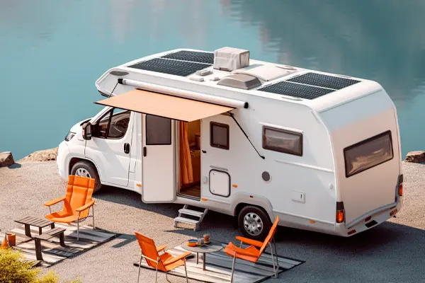 rv solar panel camping companion