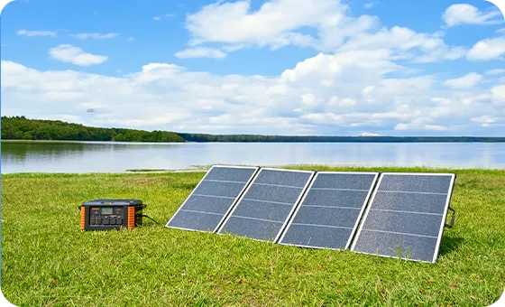 Hors réseau système d'alimentation solaire 400W avec panneau solaire -  China Solar Power Station, Portable Solar Generator