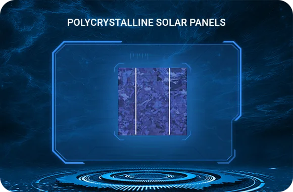 Polycrystalline solar panels