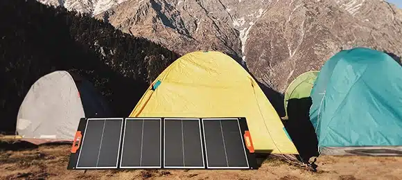 self-contained solar system for mobile homes.