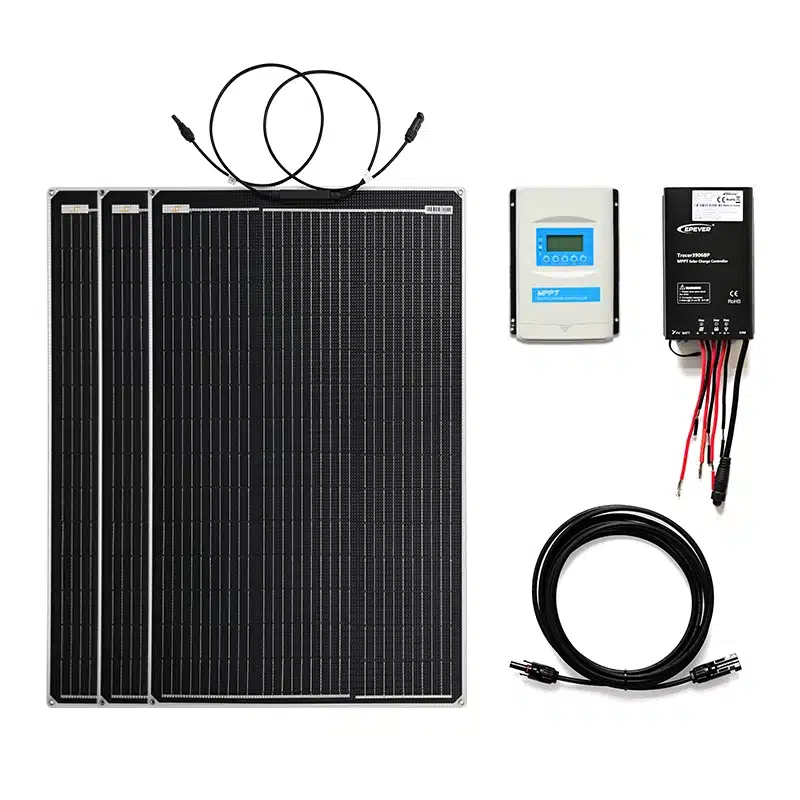 solar panels to charge marine batteries