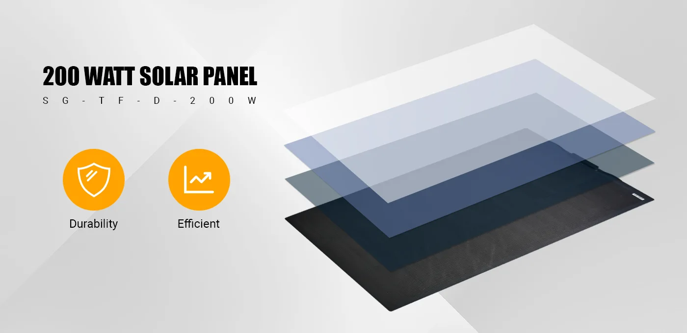 Sungold 200 watt solar panel