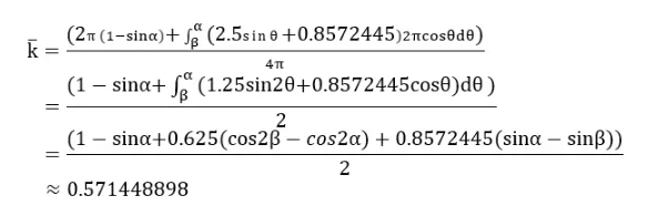 Uniform Direct Irradiance Coefficient Formula