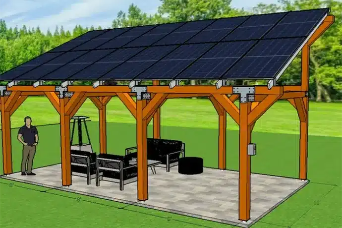 solar pergola kits