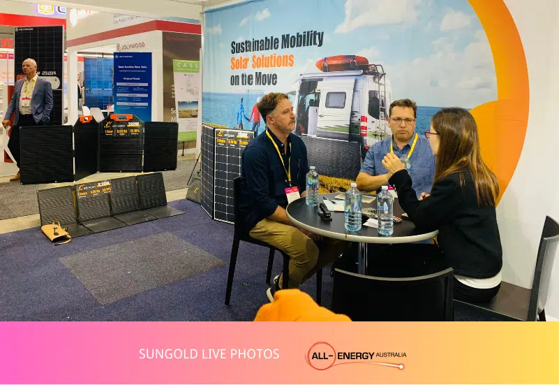 Sungold Solar Makes a Mark at All-Energy Australia 2024