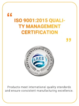 ISO 9001 2015 QUALITY MANAGEMENT CERTIFICATION