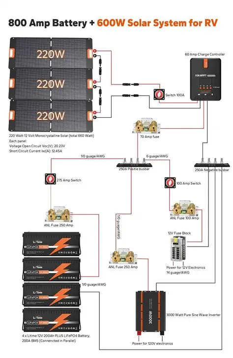 RV solar expansion wiring zones reserved inputs