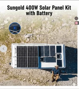 400W Solar Panel Kit with Battery