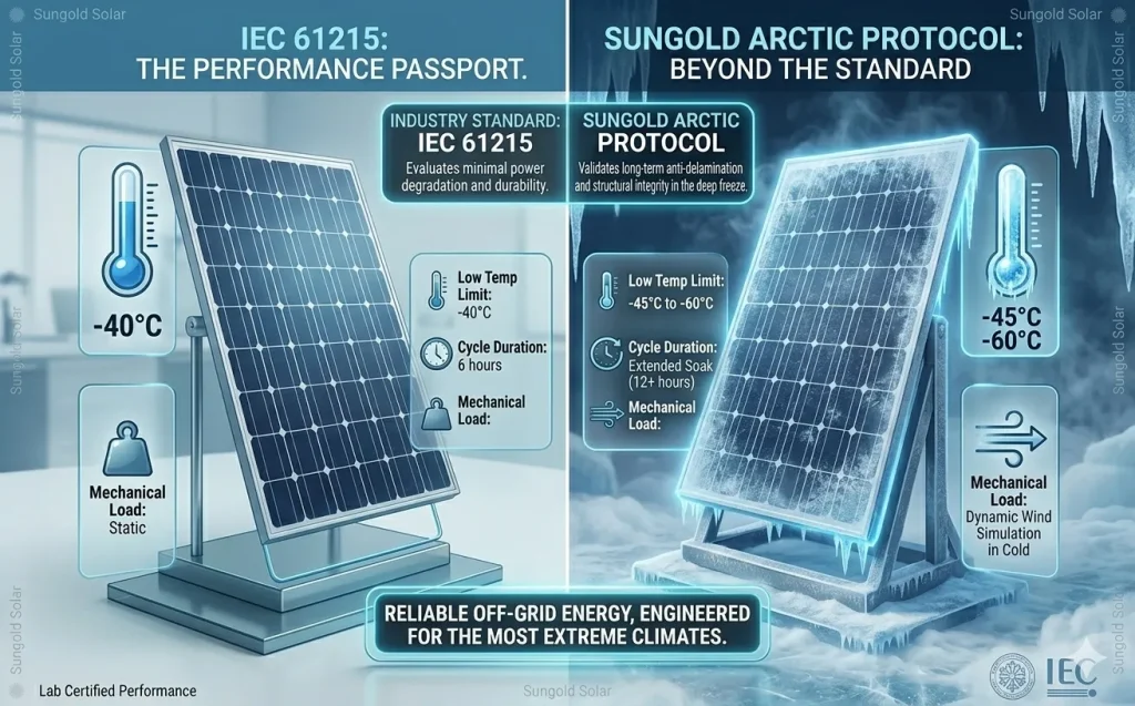 Solar Panel Lifespan in -40°C Arctic Conditions