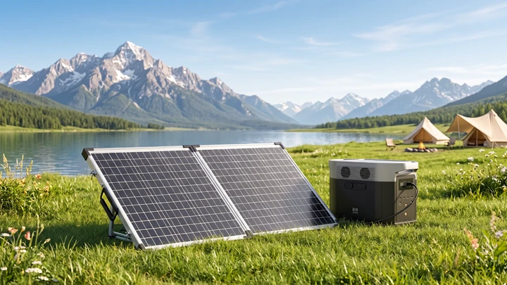 Environmentally friendly portable solar panels