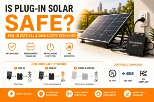 Is Plug-In Solar Safe Fire Electrical Grid Safety Explained