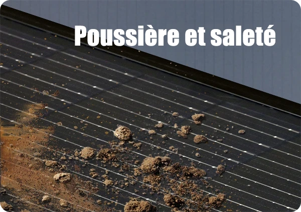 Poussière et saleté