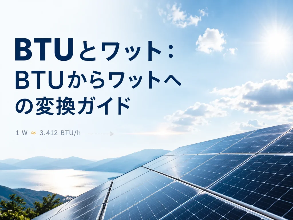 BTUとワット