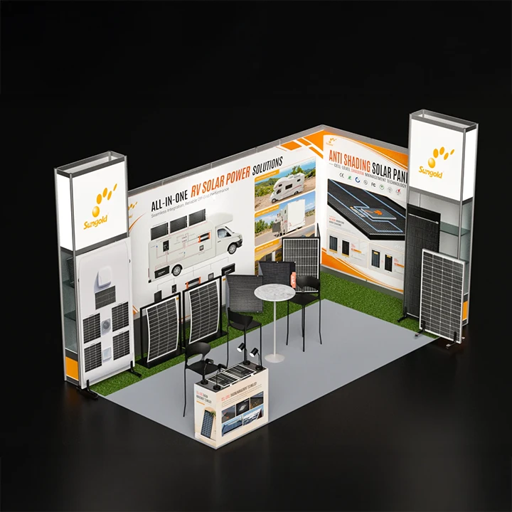 Sungold Solar booth at Caravan Salon Düsseldorf 2026
