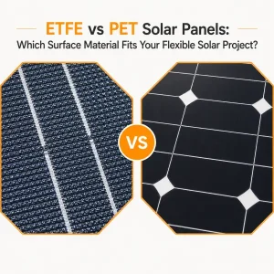 ETFE vs PET Solar Panels Which Surface Material Fits Your Flexible Solar Project