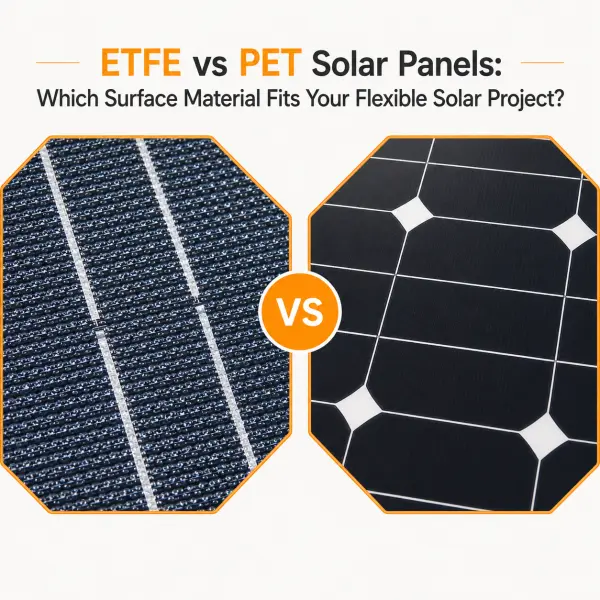 ETFE vs PET Solar Panels Which Surface Material Fits Your Flexible Solar Project