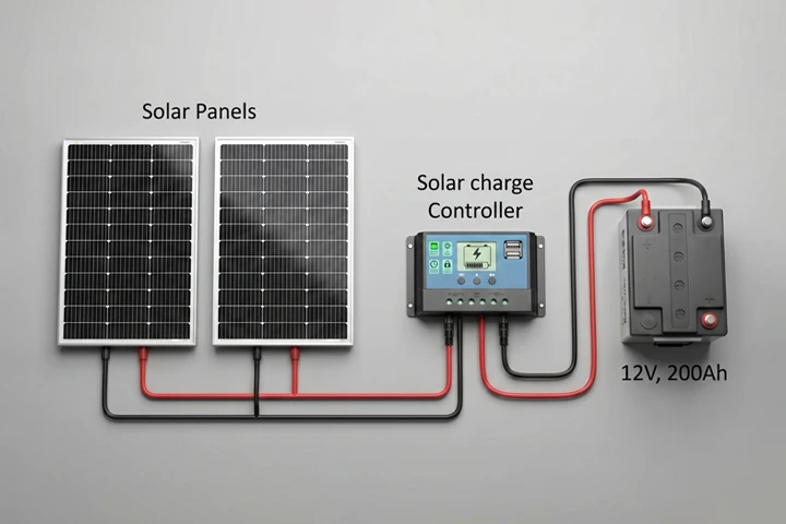 How Many Batteries Do I Need for a 200 Watt Solar Panel