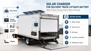 Solar Charging for Liftgate Batteries A 12V24V Design Checklist for Fleets