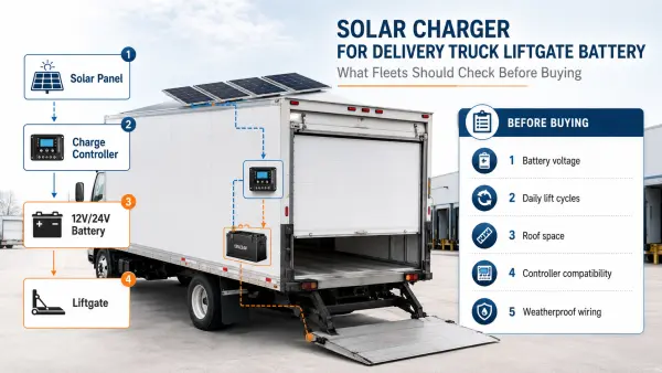 Solar Charging for Liftgate Batteries A 12V24V Design Checklist for Fleets