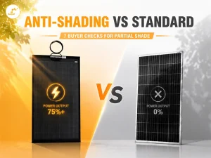 Anti-Shading vs Standard Solar Panels-7 Buyer Checks for Partial Shade
