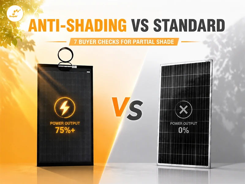 Anti-Shading vs Standard Solar Panels-7 Buyer Checks for Partial Shade
