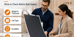 Lightweight Flexible Solar Panels for Distributors What to Check Before Bulk Orders