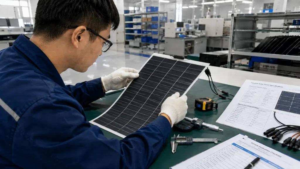 How to Evaluate a Flexible Solar Panel Supplier Before Bulk Orders