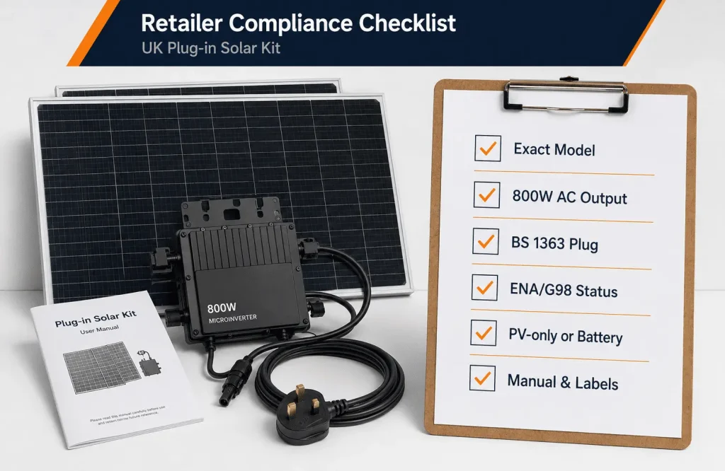 UK retailer compliance checklist