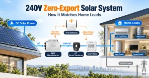 240V Zero-Export Solar System
