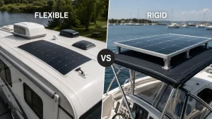 Flexible Solar Panels vs Rigid Solar Panels for RV and Marine