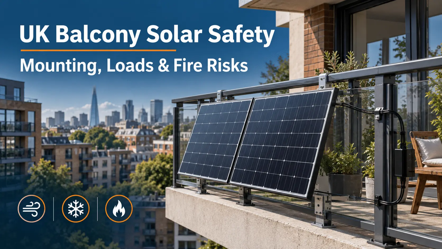 UK Balcony Solar Safety and Mounting Requirements