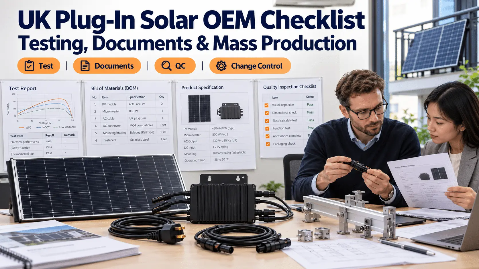 UK Plug-In Solar OEM Checklist
