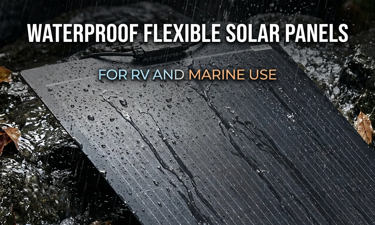 Waterproof Flexible Solar Panels for RV and Marine Use