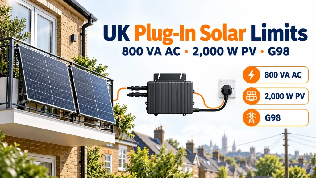 uk plug in solar power limits g98