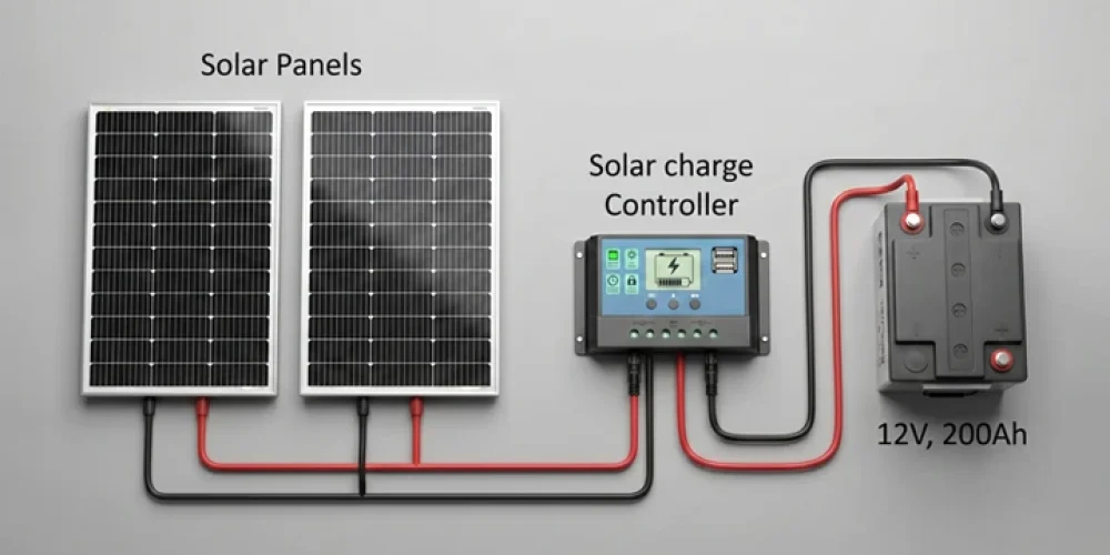 How Many Batteries Do I Need for a 200 Watt Solar Panel